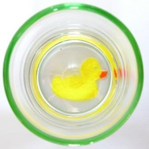Rubber Duck Glass